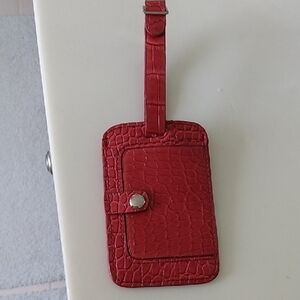 Crocodile Pattern Luggage Tag